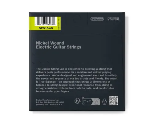 Струни для гітари Jim Dunlop Nickel Wound Electric Guitar Strings (10-46) (DEN1046)