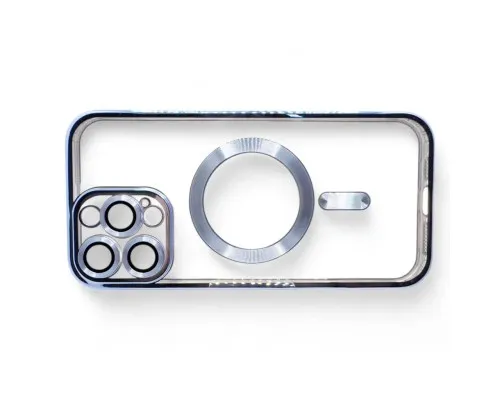 Чохол до мобільного телефона BeCover TPU Chrome Case (MagSafe) для Apple iPhone 16 Pro Sierra Blue (712082)