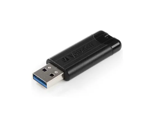 USB флеш накопитель Verbatim 16GB PinStripe Black USB 3.2 (49316)