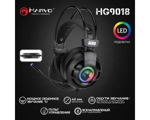 Наушники Marvo HG9018 Multi-LED 7.1 Black (HG9018)