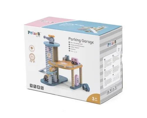 Игровой набор Viga Toys PolarB Паркинг двухэтажный (44029)