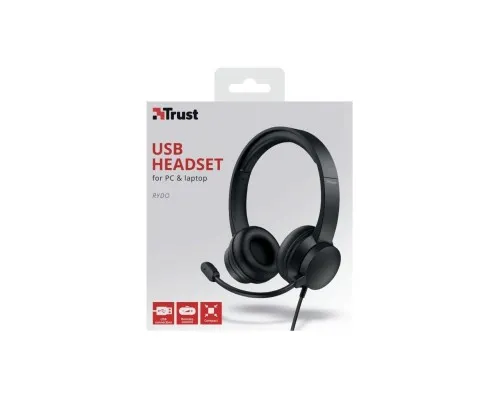 Навушники Trust Rydo On-Ear USB Headset Black (24133)