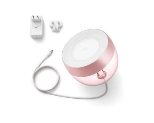 Настольная лампа Philips Hue Iris, Color, BT, DIM, розовая (929002376301)