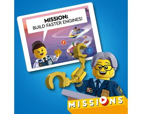 Конструктор LEGO City Missions Детективные миссии водной полиции 278 деталей (60355)