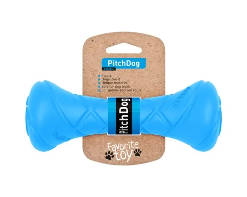 Іграшка для собак Collar PitchDog гантель для апорту 19 см блакитна (62392)