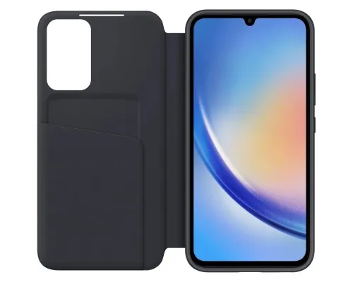 Чохол до мобільного телефона Samsung Samsung A34 Smart View Wallet Case Black (EF-ZA346CBEGRU)