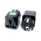 Переходник US/UK/AU to EU Dynamode (EU Adapter black)