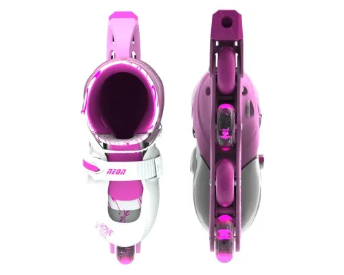 Роликові ковзани Neon Inline Pink розмір 30-33 (NT07P4)