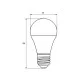 Лампочка Eurolamp LED A60 7W E27 3000K 220V акция 1+1 (MLP-LED-A60-07272(E))