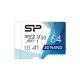 Карта памяті Silicon Power 64Gb microSDXC U3 A1 V30 Superior Color 100R/80W + adapter (SP064GBSTXDU3V20AB)