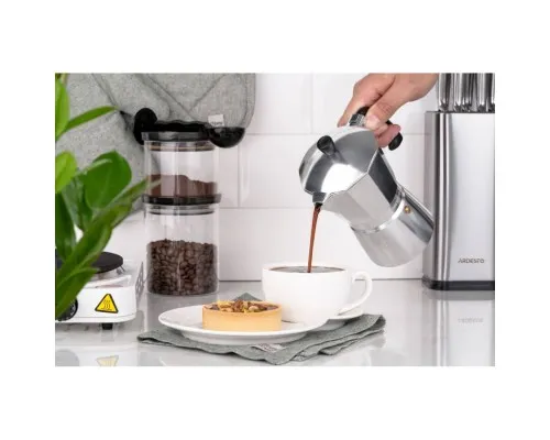 Гейзерна кавоварка Ardesto Gemini Cremona 6 чашок (AR0806AG)