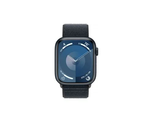 Смарт-годинник Apple Watch Series 9 GPS 45mm Midnight Aluminium Case with Midnight Sport Loop (MR9C3QP/A)