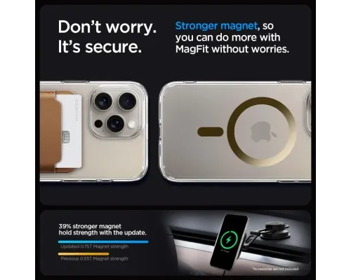 Чехол для мобильного телефона Spigen Apple iPhone 15 Pro Ultra Hybrid MagFit Gold (ACS06718)
