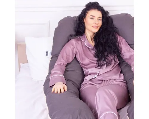 Подушка MirSon для вагітних і відпочинку Naturale Line №8001 U-подібна Marco (2200006178095)