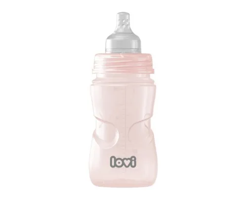 Бутылочка для кормления Lovi Trends 250 мл - рожева (21/563_pin)