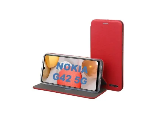 Чохол до мобільного телефона BeCover Exclusive Nokia G42 5G Burgundy Red (710252)
