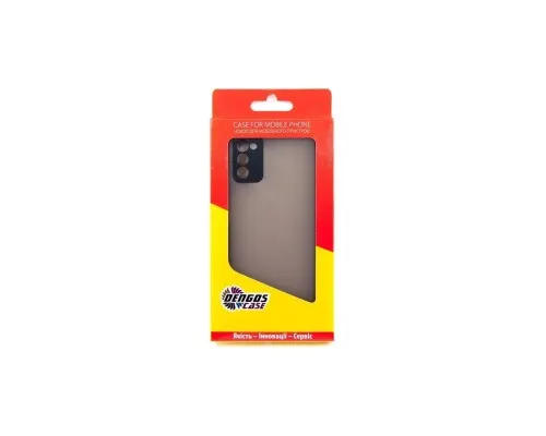 Чохол до мобільного телефона Dengos Kit for Samsung Galaxy A03s case + glass (Black) (DG-KM-24)