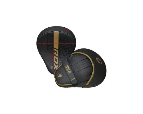 Лапи боксерські RDX F6 Kara Matte Golden (FPR-F6MGL)