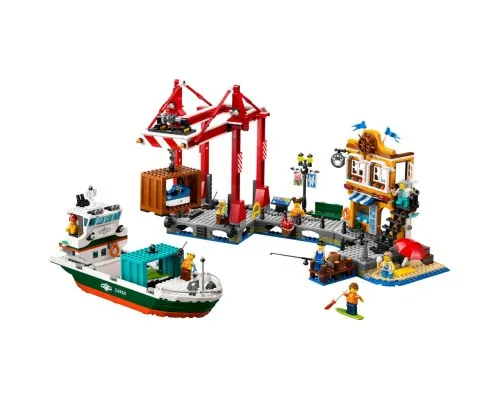 Конструктор LEGO City Морская гавань с грузовым судном (60422)