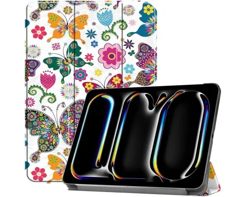 Чехол для планшета BeCover Smart Case Apple iPad Pro 11" M4 2024 Butterfly (711631)