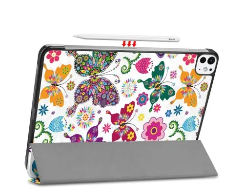 Чохол до планшета BeCover Smart Case Apple iPad Pro 11" M4 2024 Butterfly (711631)