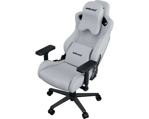 Кресло игровое Anda Seat Kaiser 2 Pro Fabric Size XL Grey (AD12YXL-17-G-F-G01)