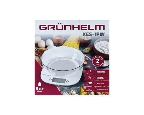 Ваги кухонні Grunhelm KES-1PW