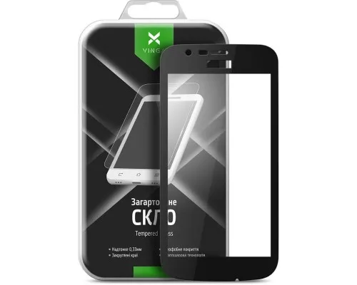 Скло захисне Vinga для Nokia 1 Black (VTPGS-N1B)