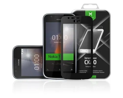 Скло захисне Vinga для Nokia 1 Black (VTPGS-N1B)