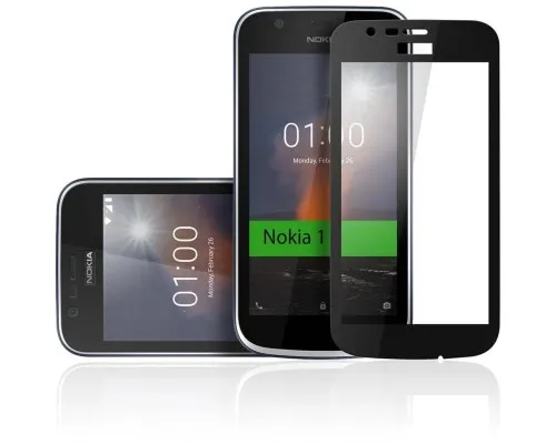 Скло захисне Vinga для Nokia 1 Black (VTPGS-N1B)