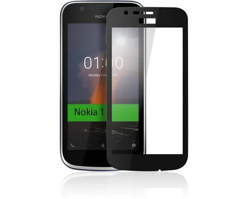 Скло захисне Vinga для Nokia 1 Black (VTPGS-N1B)