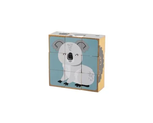Кубики Viga Toys PolarB Звірятка, 6 сторін (44024)