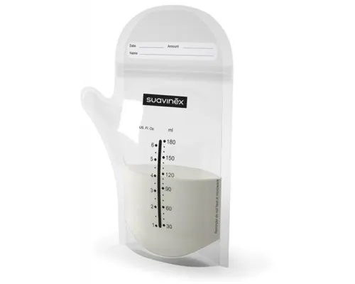 Пакет для зберігання грудного молока Suavinex 180 мл (400639)