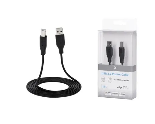 Дата кабель USB 2.0 AM/AF 1.8m black 2E (2E-W-3168M3)