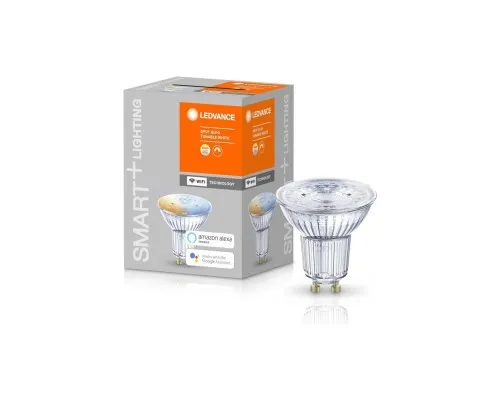 Розумна лампочка Osram LEDVANCE LEDSmart +WiFi PAR16 5W 2700 ... 6500K GU10 діміруе (4058075485679)