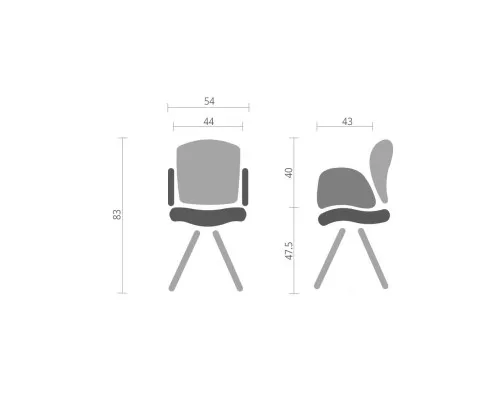 Кухонний стілець Special4You Reita black (E6651)
