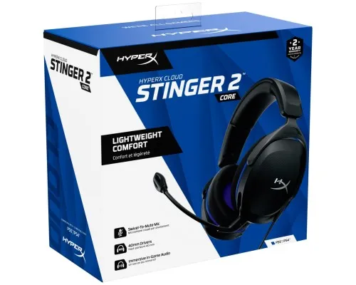 Наушники HyperX Cloud Stinger 2 Core for PlayStation Black (6H9B6AA)