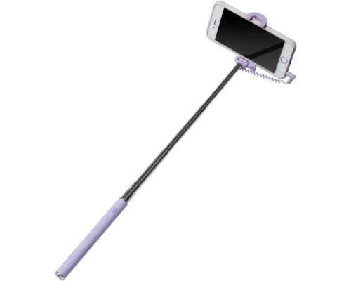 Монопод для селфі Grand-X Elegant 3,5 U-кріплення, бузковий (E3UPR)