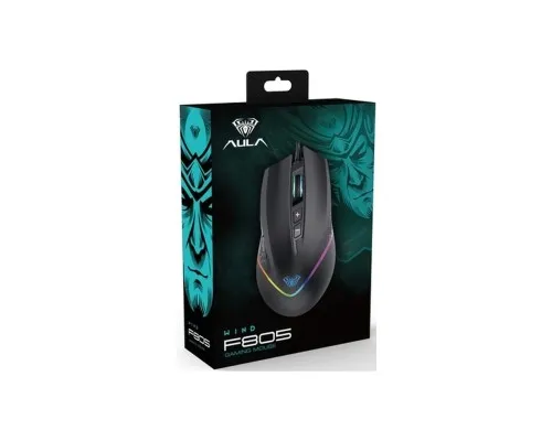 Мышка Aula F805 USB Black (6948391212906)