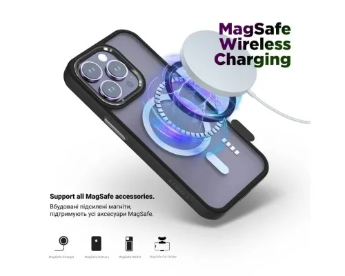 Чохол до мобільного телефона Armorstandart Unit MagSafe Apple iPhone 15 Pro Max Black (ARM69354)