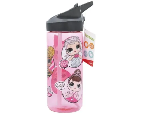 Поильник-непроливайка Stor LOL Surprise - Rock On, Tritan Premium Bottle 620 ml (Stor-16897)