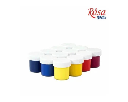 Гуашеві фарби Rosa Studio Classic 12 кольорів по 20 мл (4823098527039)