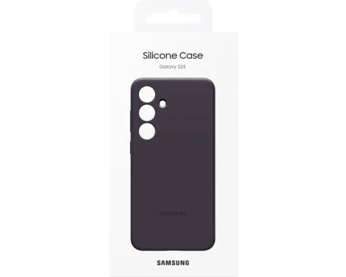 Чохол до мобільного телефона Samsung Galaxy S24 (S921) Silicone Case Dark Violet (EF-PS921TEEGWW)