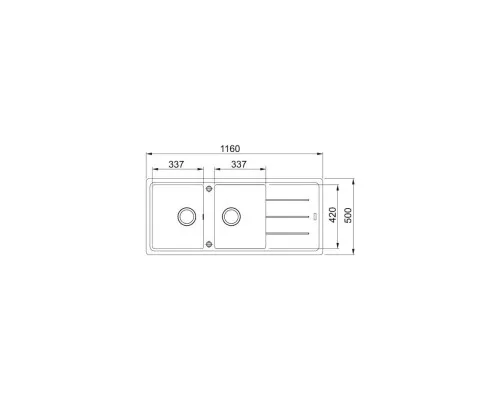 Мойка кухонная Franke Basis (114.0676.263)