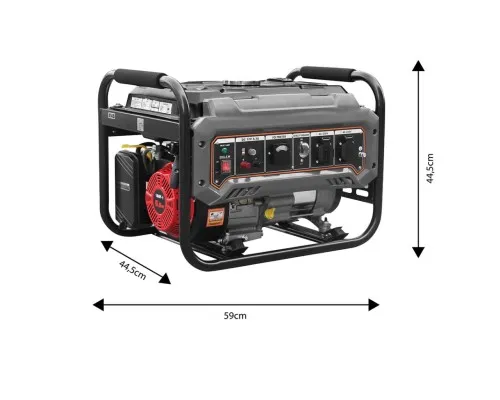 Генератор Graphite 230V (1 фаза), 2/2.2kW, ручний старт, AVR, 40кг (58G904)