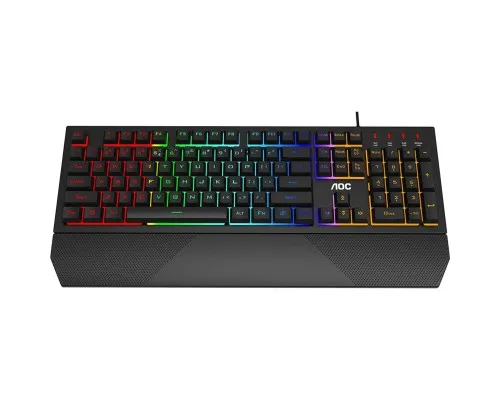 Клавиатура AOC GK200 Rainbow LED USB Black (GK200D32R)