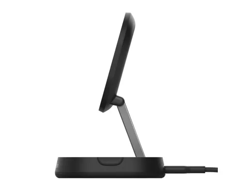 Зарядное устройство Belkin 15W Magnetic Stand Qi2 black (WIA008BTBK)