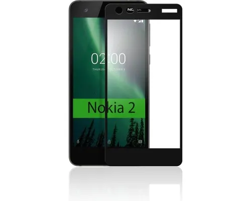 Скло захисне Vinga для Nokia 2 Black (VTPGS-N2B)