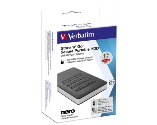 Внешний жесткий диск 2.5 1TB Verbatim (53401)