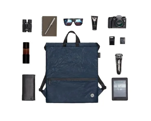 Рюкзак туристический Xiaomi RunMi 90 Points Lightweight Urban Drawstring Backpack Blue (6972125146144)